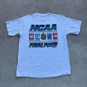 Vintage 1994 Trench NCAA Final Four Tournament Grey T-Shirt Size XL
